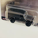 2025 Hot Wheels Premium Fast & Furious Rápidos y Furiosos Land Rover Defender 110 negro Llantas de Goma RR