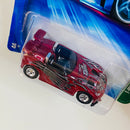 2004 Hot Wheels Treasure Hunt T-Hunt Tantrum rojo metálico Llantas de Goma RR