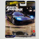 2025 Hot Wheels Premium Fast & Furious Rápidos y Furiosos Koenigsegg CCXR negro metálico Llantas de Goma RR Primera Edición