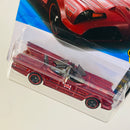 2025 Hot Wheels Batman Classic TV Series Batmobile rojo metálico MC5