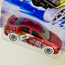 2023 Hot Wheels Walmart Exclusive HW Winter 2008 Mitsubishi Lancer Evolution rojo metálico 10SP