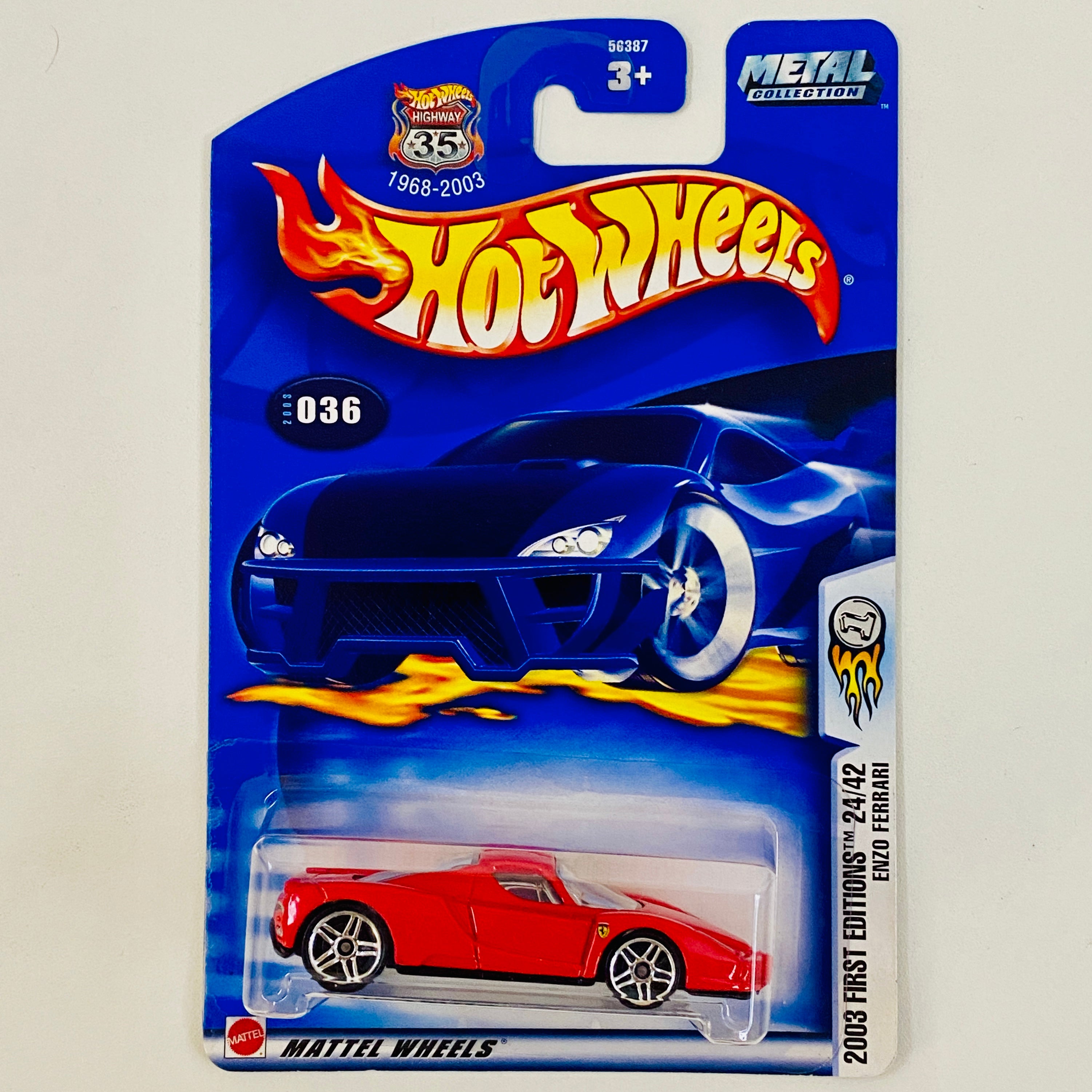 2003 Hot Wheels First Editions Enzo Ferrari rojo PR5 Primera Edición