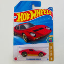 2025 Hot Wheels HW 70s vs 90s 71 Lamborghini Miura SV rojo Rosso Corsa MC5