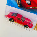 2025 Hot Wheels HW 70s vs 90s 71 Lamborghini Miura SV rojo Rosso Corsa MC5