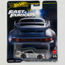 2025 Hot Wheels Premium Pop Culture Fast & Furious Rápidos y Furiosos Porsche 911 Carrera RS 3.8 plata metálico Llantas de Goma RR