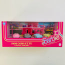 2023 Hot Wheels Premium Barbie The Movie 1956 Corvette Collector Set de 4 con Llantas de Goma RR