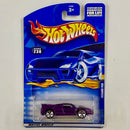 2001 Hot Wheels Ferrari F50 Challenge 238 morado metálico 5DOT base ZAMAC