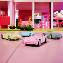 2023 Hot Wheels Premium Barbie The Movie 1956 Corvette Collector Set de 4 con Llantas de Goma RR