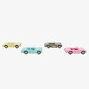 2023 Hot Wheels Premium Barbie The Movie 1956 Corvette Collector Set de 4 con Llantas de Goma RR