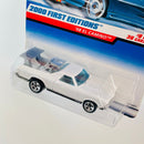 2000 Hot Wheels First Editions 68 El Camino Chevrolet blanco 5SP base ZAMAC Primera Edición