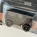 2021 Hot Wheels Premium Fast & Furious Fleet Rápidos y Furiosos Land Rover Defender 90 negro Llantas de Goma RR