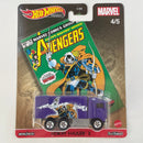 2021 Hot Wheels Premium Marvel Avengers Taskmaster Hiway Hauler 2 70s COE Kenworth morado Llantas de Goma RR