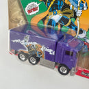 2021 Hot Wheels Premium Marvel Avengers Taskmaster Hiway Hauler 2 70s COE Kenworth morado Llantas de Goma RR