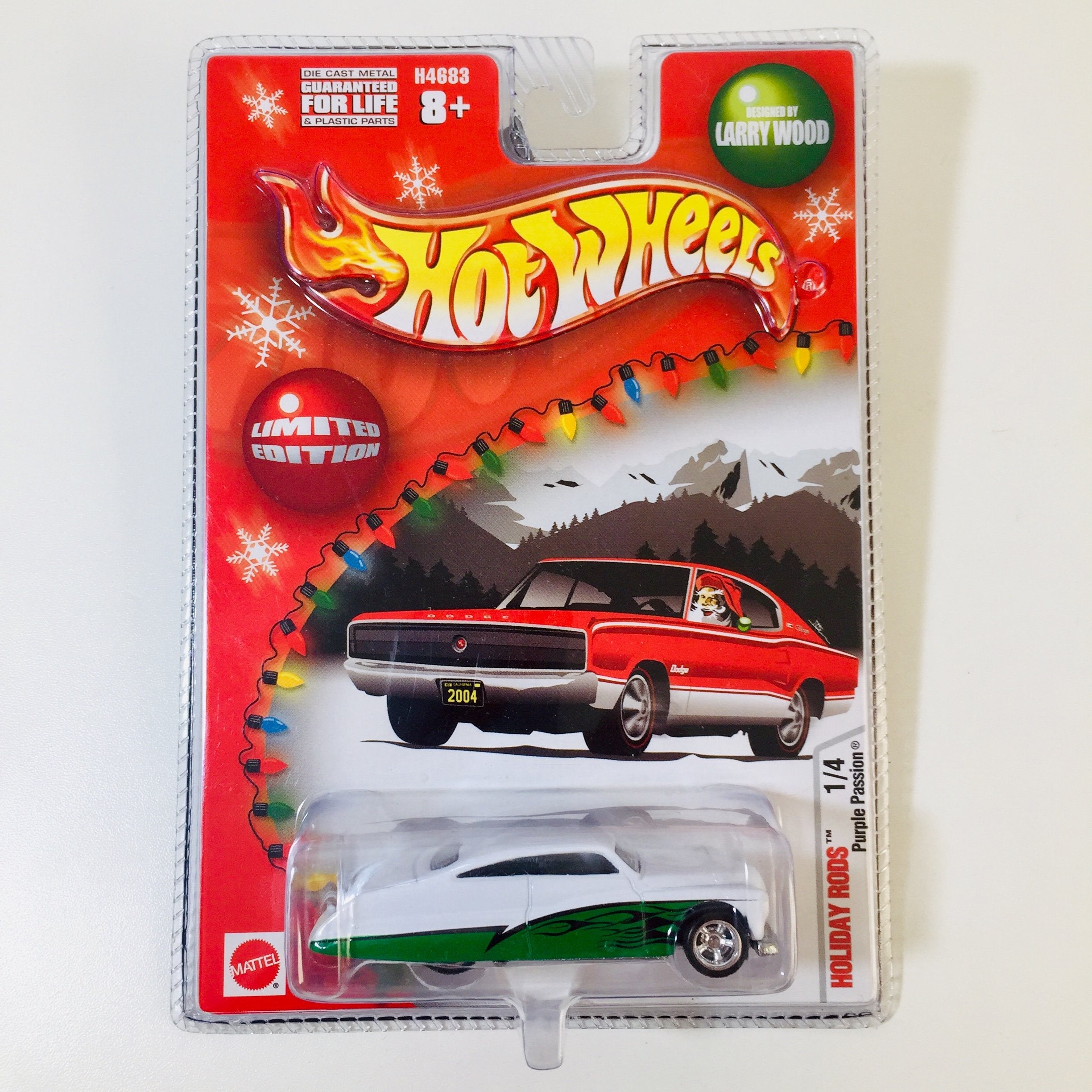 2004 Hot Wheels Limited Edition Holiday Rods Larry Wood Purple Passion