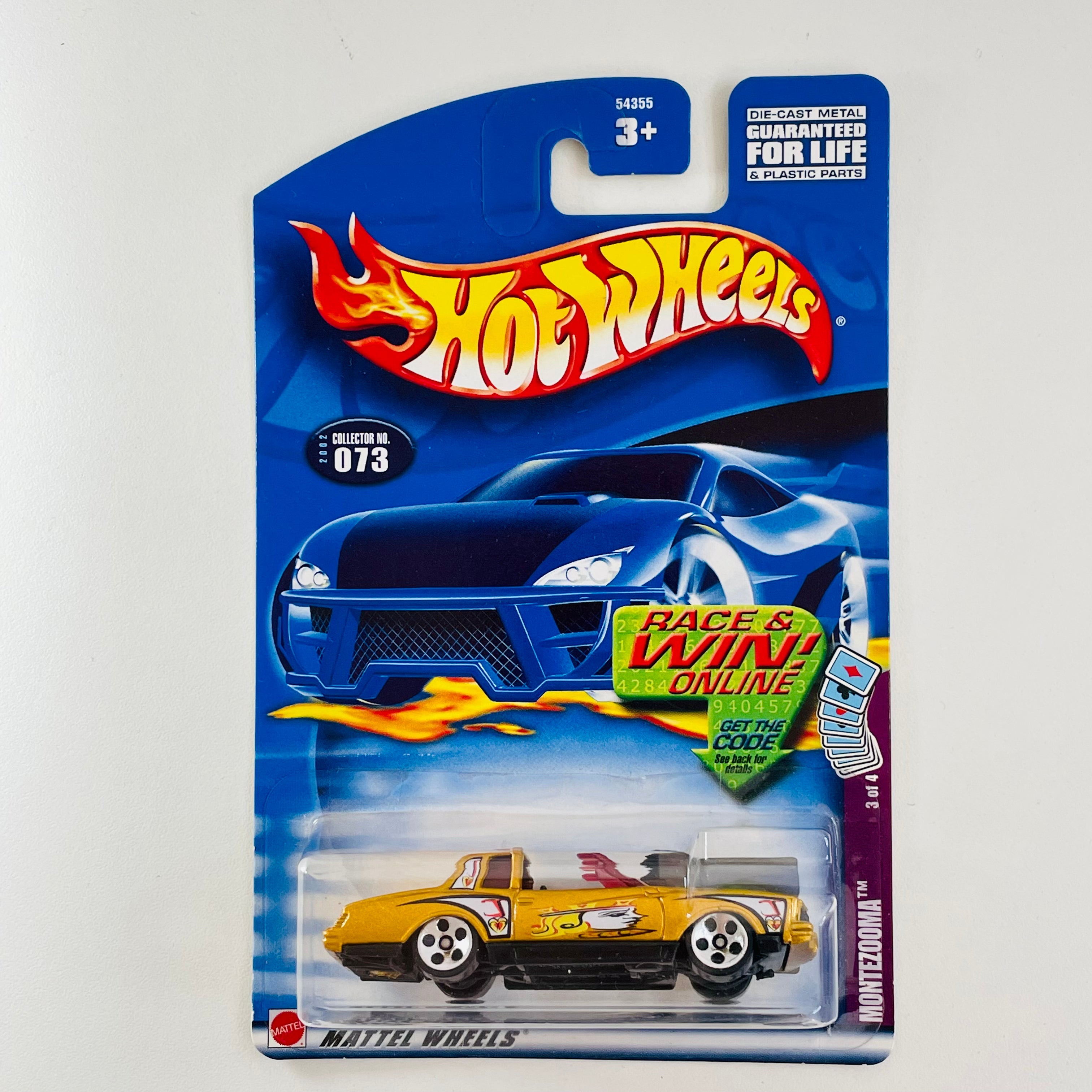 2002 Hot Wheels Trump Cars Chevrolet Montezooma 073 dorado 5DOT