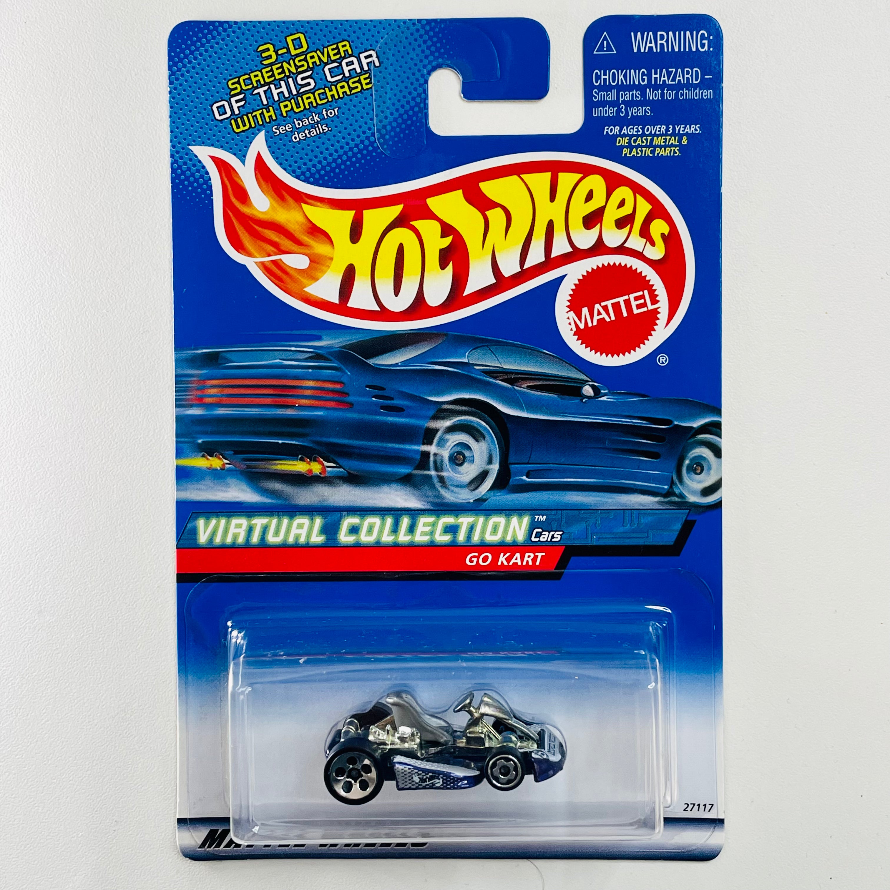 Hot Wheels Go Kart 1:64 Scale Die-Cast Car - Virtual Collection Series