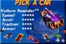 2001 Hot Wheels First Editions Vulture Roadster 032 azul 5SP Primera Edición