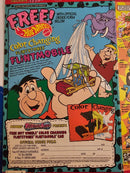 1995 Hot Wheels Pebbles Bedrock Shop Exclusive Cereal Mail-In Flintstones Flintmobile Troncomóvil de Los Picapiedra naranja Base Metal