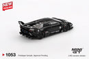2025 Mini GT MiJo Exclusives 1:64 Limited Edition LB-Silhouette WORKS Lamborghini Murcielago GT Evo Black negro Llantas de Goma Primera Edición