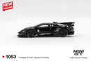 2025 Mini GT MiJo Exclusives 1:64 Limited Edition LB-Silhouette WORKS Lamborghini Murcielago GT Evo Black negro Llantas de Goma Primera Edición