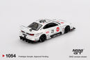 2025 Mini GT MiJo Exclusives 1:64 Limited Edition Nissan S15 SILVIA LB-Super Silhouette ATHLETE blanco Llantas de Goma