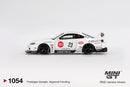 2025 Mini GT MiJo Exclusives 1:64 Limited Edition Nissan S15 SILVIA LB-Super Silhouette ATHLETE blanco Llantas de Goma