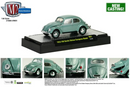 2013 M2 Machines M2 Machines Auto-Thentics Limited Edition Volkswagen 1953 VW Beetle Deluxe European Model R01 verde Llantas de Goma Primera Edición