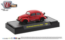 2020 M2 Machines Auto-Mods Limited Edition 1/7,000 Volkswagen 1953 VW Beetle Deluxe U.S.A. Model AM07 rojo Llantas de Goma