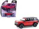 2025 Greenlight Showroom Floor 2024 Ford Bronco rojo Llantas de Goma