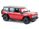 2025 Greenlight Showroom Floor 2024 Ford Bronco rojo Llantas de Goma