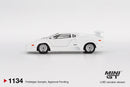 2026 Mini GT MiJo Exclusives 1:64 Limited Edition Lamborghini Countach 25th Anniversary blanco Llantas de Goma