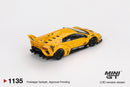 2026 Mini GT MiJo Exclusives 1:64 Limited Edition Lamborghini LB-Silhouette WORKS MURCIELAGO GT Evo Yellow amarillo Llantas de Goma