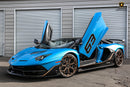 2024 Mini GT MiJo Exclusives 1:64 Limited Edition Lamborghini Aventador SVJ 63 Blu Aegir azul Llantas de Goma