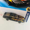 2025 Hot Wheels HW Screen Time KITT El Auto Fantástico Knight Rider K.I.T.T. negro con flamas MC5