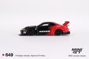2024 Mini GT MiJo Exclusives 1:64 Limited Edition LB-Super Silhouette Nissan S15 SILVIA ADVAN negro con rojo Llantas de Goma