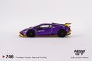 2025 Mini GT MiJo Exclusives 1:64 Limited Edition Lamborghini Huracan STO Viola Pasifae morado Llantas de Goma
