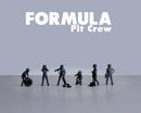 2026 American Diorama MiJo Exclusives 1:64 Limited Edition Formula Pit Crew Team Blue Figuras Equipo de Boxes F1
