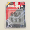 2026 American Diorama MiJo Exclusives 1:64 Limited Edition Formula Pit Crew Team Blue Figuras Equipo de Boxes F1