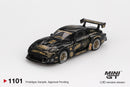 2026 Mini GT MiJo Exclusives 1:64 Limited Edition Mazda RX-7 LB-Super Silhouette FD-NILES negro Llantas de Goma