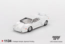 2026 Mini GT MiJo Exclusives 1:64 Limited Edition Lamborghini Countach 25th Anniversary blanco Llantas de Goma