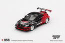 2025 Mini GT MiJo Exclusives 1:64 Limited Edition Toyota GR86 HKS TYPE R ADVAN 2022 Tokyo Auto Salon negro con rojo Llantas de Goma