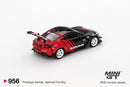 2025 Mini GT MiJo Exclusives 1:64 Limited Edition Toyota GR86 HKS TYPE R ADVAN 2022 Tokyo Auto Salon negro con rojo Llantas de Goma