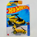 2024 Hot Wheels Treasure Hunt NETFLIX Let's Race Ride-Ons Draggin' Wagon amarillo 5SP base ZAMAC Primera Edición