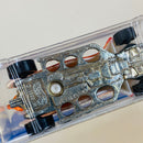 1996 Hot Wheels First Editions Turbo Flame Sizzlers blanco 5SP base ZAMAC variante de nombre