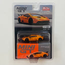 2022 Mini GT MiJo Exclusives 1:64 Limited Edition 1/4,800 Lamborghini Huracán STO naranja Arancio Borealis Llantas de Goma