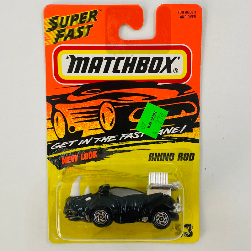 1996 Matchbox Super Fast Rhino Rod 53 negro