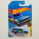 2019 Hot Wheels HW Art Cars 64 Chevy Nova Wagon celeste 5SP