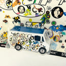 2020 Hot Wheels Premium Pop Culture Led Zeppelin Combat Medic blanco Llantas de Goma RR base ZAMAC