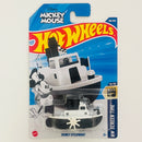 2025 Hot Wheels HW Screen Time Mickey Mouse Disney Steamboat blanco
