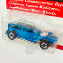 1993 Hot Wheels Vintage Collection 32 Ford Lil' Coffin The Demon azul metálico Redline RL - Incluye Botón Coleccionista